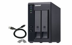 QNAP TR-002 storage drive enclosure HDD/SSD enclosure Black 2.5/3.5" 