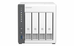 QNAP TS-433 NAS Tower ARM Cortex-A55 4 GB 0 TB QNAP QTS White 