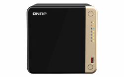 QNAP TS-464 NAS Tower Intel® Celeron® N5095 8 GB DDR4 0 TB QNAP QTS Black 