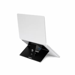 R-Go Tools Laptop stand R-Go Riser Attachable, adjustable, integrated with your laptop, aluminum, black 