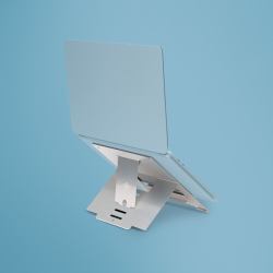 R-Go Tools Laptop stand R-Go Riser Flexible, adjustable folding laptop riser, ergonomic, Hylite aluminum, silver 