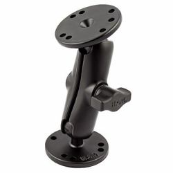 RAM Mounts Universal Double Ball Mount with Two Round Plates 