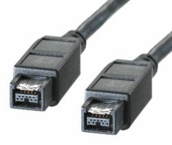 ROLINE IEEE1394b FireWire Cable, 9/9-pin, 800Mbit/s, Type A-A 1.8 m 
