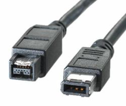 ROLINE IEEE1394b FireWire Cable, 9/6-pin, 400Mbit/s, Type A-B 1.8 m 