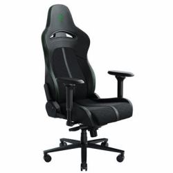 Razer Enki - Chair - armrests - T-shaped - tilt - swivel - high-density polyurethane molded foam, elastomeric polyurethane [EPU], steel frame, aluminium base - black, green