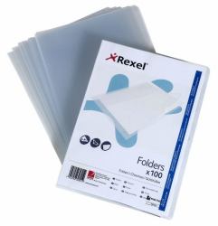 Rexel Superfine Cut Flush Folders [100] 