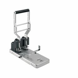 Rexel HD2150 Ultra Heavy Duty 2 Hole Punch Silver/Black 