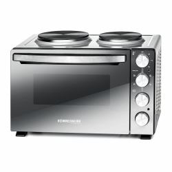 Rommelsbacher KM 3300 cooker Tabletop cooker Electric Sealed plate Black, Silver 