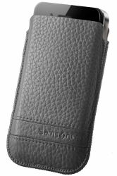Samsonite Slim Classic Leather mobile phone case Pull case Grey 