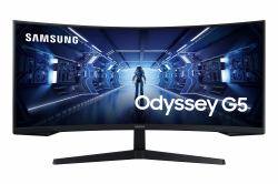 Samsung G55T computer monitor 86.4 cm [34"] 3440 x 1440 pixels UltraWide Quad HD LED Black 