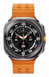 Samsung Galaxy Watch Ultra 3.81 cm [1.5"] AMOLED 47 mm Digital 480 x 480 pixels Touchscreen 4G Grey, Titanium Wi-Fi GPS [satellite] 