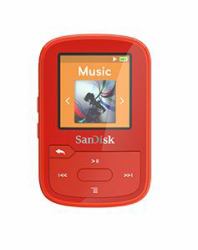 SanDisk SDMX28-016G-G46R MP3/MP4 player MP3 player 16 GB Red 