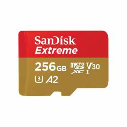 SanDisk Extreme 256 GB MicroSDXC UHS-I Class 10 