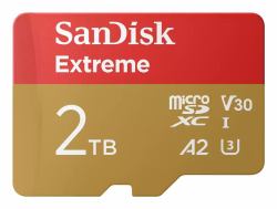 SanDisk Extreme 2 TB MicroSDXC UHS-I Class 10 