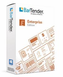 Seagull BarTender Enterprise: - Application License + 100 - Printers [includes 1 Year of Standard Maintenance & Support]