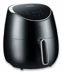 Severin FR 2445 fryer Single 5 L Stand-alone 2000 W Hot air fryer Black, Metallic, Silver 