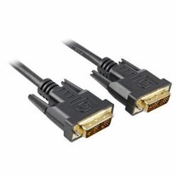 Sharkoon 3m DVI-D to DVI-D [18+1] DVI cable Black 