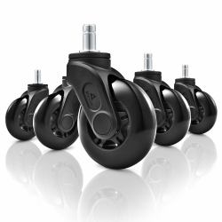 Sharkoon SW10 Black PU plastic Castor wheels 