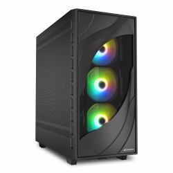 Sharkoon REBEL C80M RGB Midi Tower Black 