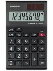 Sharp EL-310AN calculator Desktop Display Black, White 
