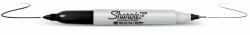 Sharpie Twin Tip permanent marker Fine tip Black 12 pc[s] 