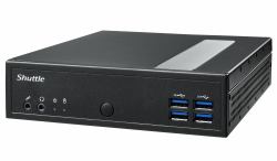 Shuttle XPC slim Barebone DL30N, Intel N100, 1x DDR5, 2x LAN [2x 2.5Gbit], 2xCOM,1xHDMI,1xDP, 1x VGA, fanless, 24/7 permanent operation 
