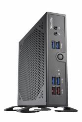 Shuttle XPC slim Barebone DS50U5, i5-1335U, 2x LAN [1x 2.5Gbit ,1x 1Gbit], 1xCOM,1xHDMI,1xDP, 1x VGA, fanless, 24/7 permanent operation 