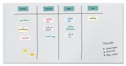 Sigel GL525 magnetic board Glass 2000 x 1000 mm White 