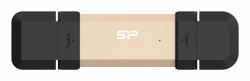 Silicon Power DS72 USB flash drive 500 GB USB Type-A / USB Type-C 3.2 Gen 2 [3.1 Gen 2] Gold 