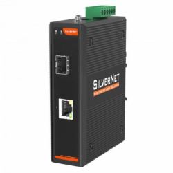 SilverNet SIL 73101P network media converter Internal 1000 Mbit/s Black 