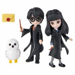 Wizarding World , Magical Minis Harry Potter and Cho Chang Friendship Set with Creature, Kids Toys for Ages 5 and up 