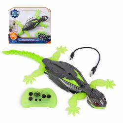 Spin Master HEX BOTS Wall Crawler Gecko, Rechargeable Remote Control Robot Kids Toys, Climbs up Walls for Prank Toys & Games, RC Robot Toys for Boys & Girls Ages 4 & Up 