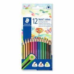 Staedtler 187 Black, Blue, Brown, Green, Light Blue, Light Green, Mauve, Orange, Peach, Red, Yellow 12 pc[s] 
