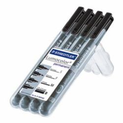 Staedtler 31-9WP4GS permanent marker Black 4 pc[s] 