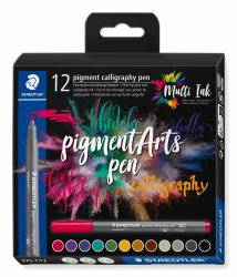 Staedtler Pigment Arts Calligraphy Pen felt pen Multicolour 12 pc[s] 