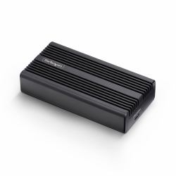 StarTech.com USB4 M.2 NVMe Enclosure, 40Gbps, External USB-C/Thunderbolt NVMe SSD Enclosure, Aluminum Heatsink Case, B+M/M-Key 