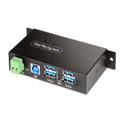 StarTech.com 5G4AINDRM-USB-A-HUB interface hub USB 3.2 Gen 1 [3.1 Gen 1] Type-B 5000 Mbit/s Black 