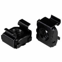 StarTech.com 100-Pack M5 Square Hole Cage Nuts and Installation Tool for 19" or 10" Server Racks, Cabinets and Enclosures, Black - TAA 