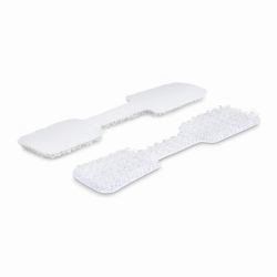 StarTech.com 3.5in [9cm] Cable Labels, 100 Pack, White, Hook-to-Hook Fastener Cable Tags, Write-On Cord Labels for Cable Management, Cord Identification Tags 