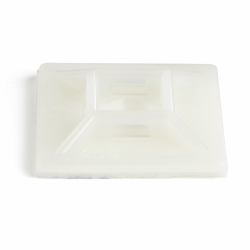 StarTech.com 100 Pack Cable Tie Mounts with Adhesive Tape for 0.21 in. [5.5 mm] Wide Ties - Nylon/Plastic Zip Tie Mounts - Electrical/Network Cable Wrap Mounts / 94V-2 Fire & UL Rated TAA 