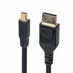 StarTech.com 10ft [3m] Mini DisplayPort to DisplayPort 1.4 Cable - 8K 60Hz/4K 120Hz HBR3 HDR, UHD mDP to DP 1.4 Cord, Ultra HD Monitor/Video Cable 