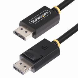 StarTech.com 3m [10ft] DisplayPort 2.1 Cable, VESA Certified DP40 DisplayPort Cable w/UHBR10/HDR/HDCP 2.2, 8K 60Hz/4K 144Hz w/DSC 1.2a, 40Gbps, DP 2.1 Cable, UHD Monitor Cord, M/M 