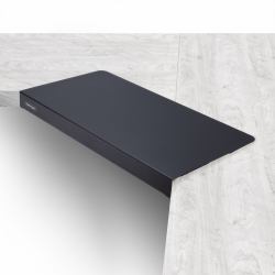 StarTech.com Clamp-On Steel Desk Corner Sleeve for L-Shaped/Corner Desk, For 0.5-1.5in [12.7-38.1mm] Desks, Increase Space for Keyboard/Mouse, Desk Extender/Tray For Wooden/Steel Desks, Ships Assembled 