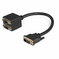 StarTech.com 30cm [1 ft] DVI-D to 2x DVI-D Digital Video Splitter Cable - M/F~1 ft DVI-D to 2x DVI-D Digital Video Splitter Cable - M/F 