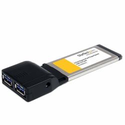StarTech.com 2 Port ExpressCard SuperSpeed USB 3.0 Card Adapter with UASP Support 