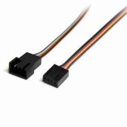 StarTech.com 12in 4 Pin Fan Power Extension Cable - M/F 