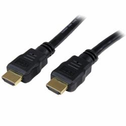 StarTech.com 1.6ft [50cm] HDMI Cable - 4K High Speed HDMI Cable with Ethernet - UHD 4K 30Hz Video - HDMI 1.4 Cable - Ultra HD HDMI Monitors, Projectors, TVs & Displays - Black HDMI Cord - M/M 