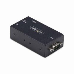 StarTech.com 1-Port Serial to Ethernet Adapter, IP Serial Device Server For Remote RS232 Devices, Wall/DIN Rail Mountable, Metal Housing, RJ45 LAN to DB9 Serial Converter 