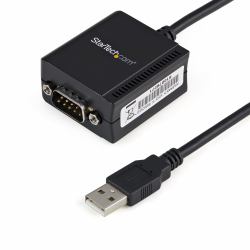StarTech.com 1 Port FTDI USB to Serial RS232 Adapter Cable with COM Retention 