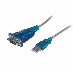 StarTech.com 17in [43cm] 1-Port USB to RS232 DB9 Serial Adapter Cable, USB to Serial Adapter Cable - M/M 